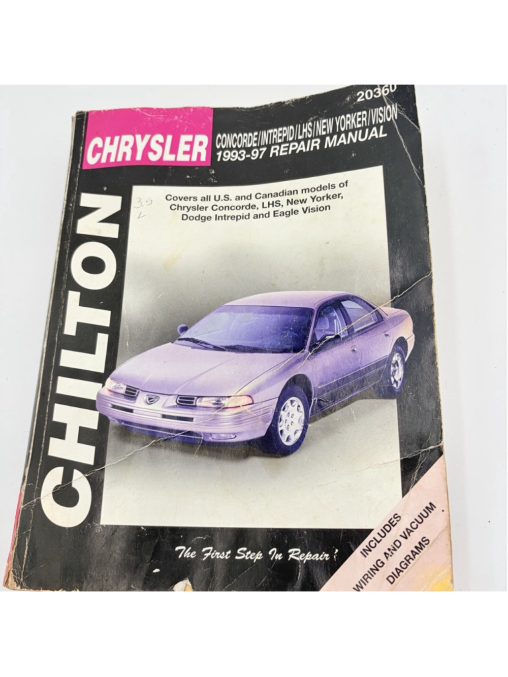 Chilton Chrysler Concorde Intrepid New Yorker LHS Vision 1993-1997 Repair Man...